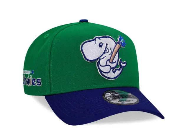NEW ERA EUGENE EMERALDS EXPLODING WHALES TWO TONE EDITION 9FORTY A FRAME SNAPBACK HAT
