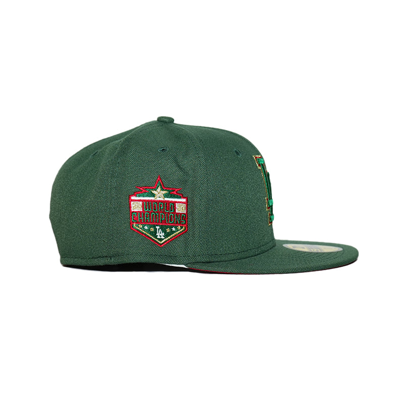 LA Green New Era Cap 7 1/8