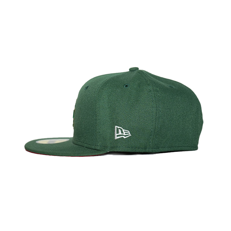 LA Green New Era Cap 7 1/8