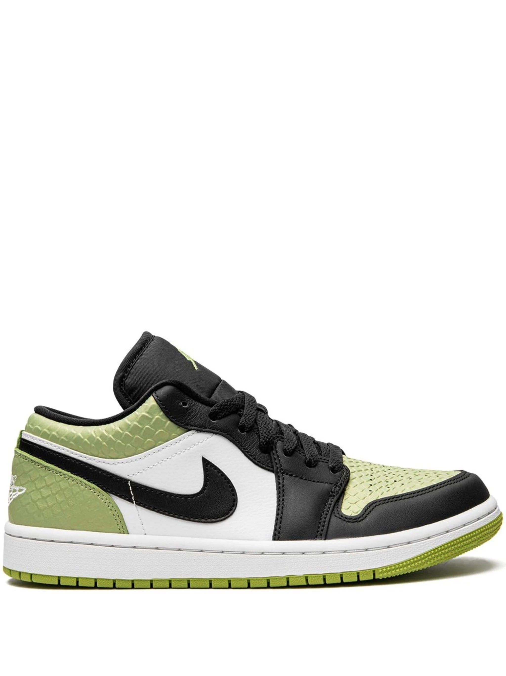 Air Jordan 1 Low Snakeskin Vivid Green