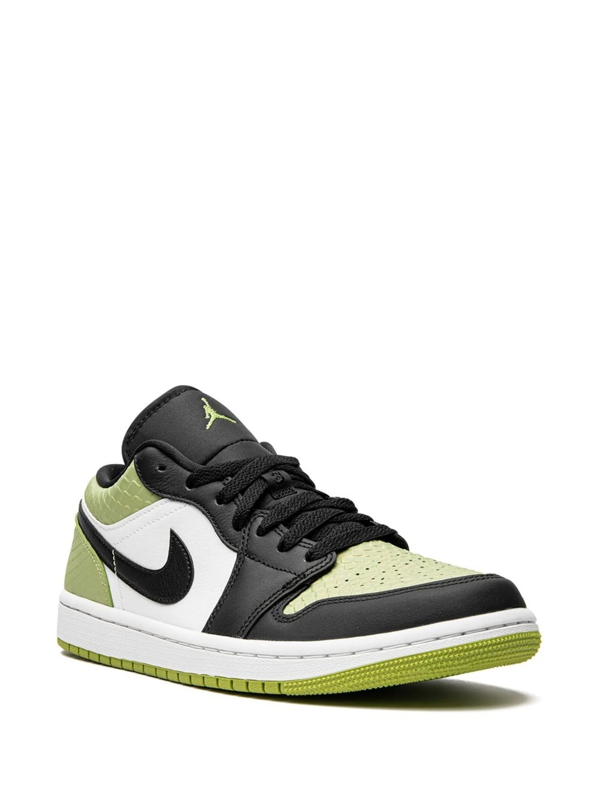 Air Jordan 1 Low Snakeskin Vivid Green