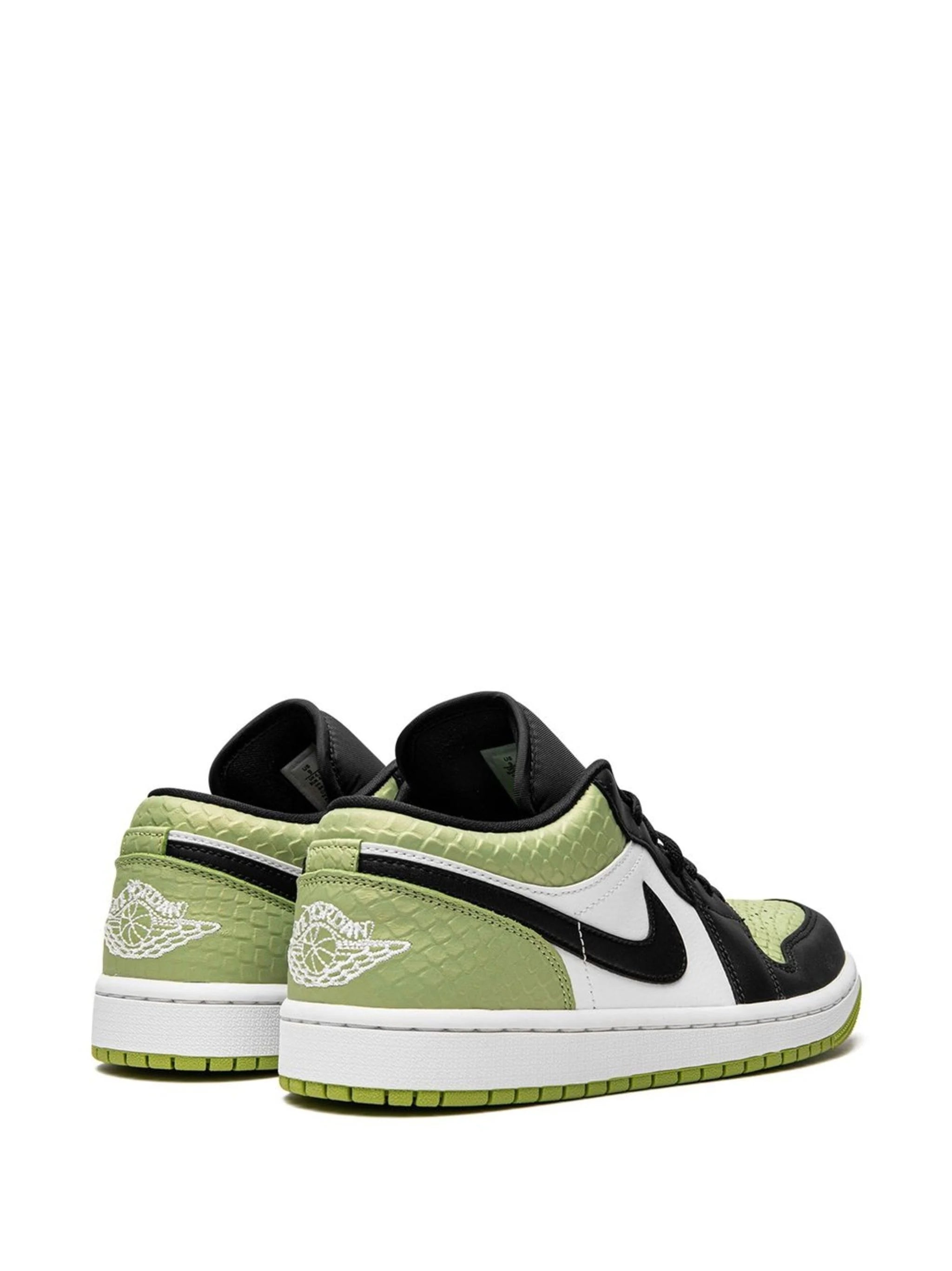 Air Jordan 1 Low Snakeskin Vivid Green