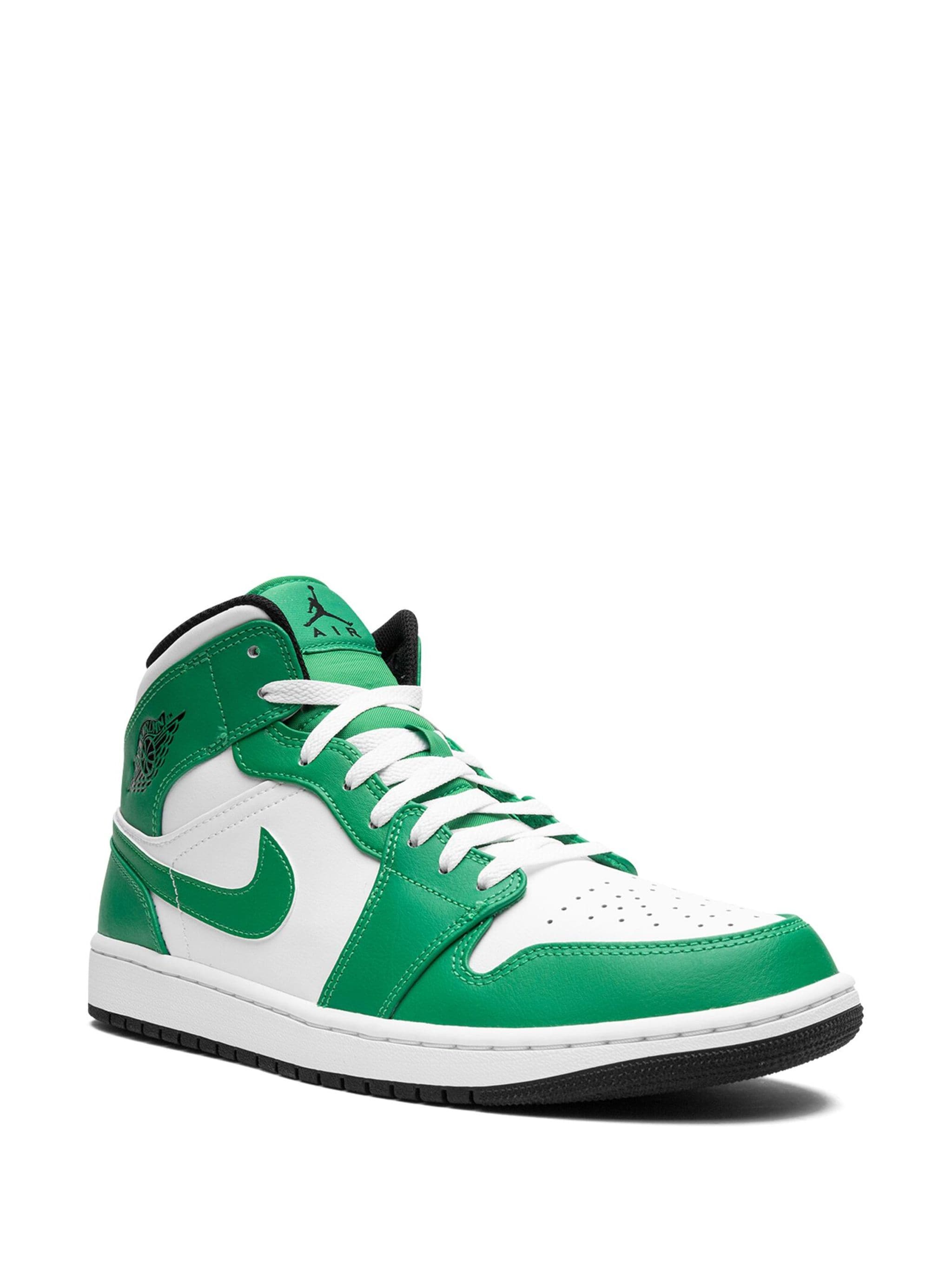 Air Jordan 1 Mid Lucky Green