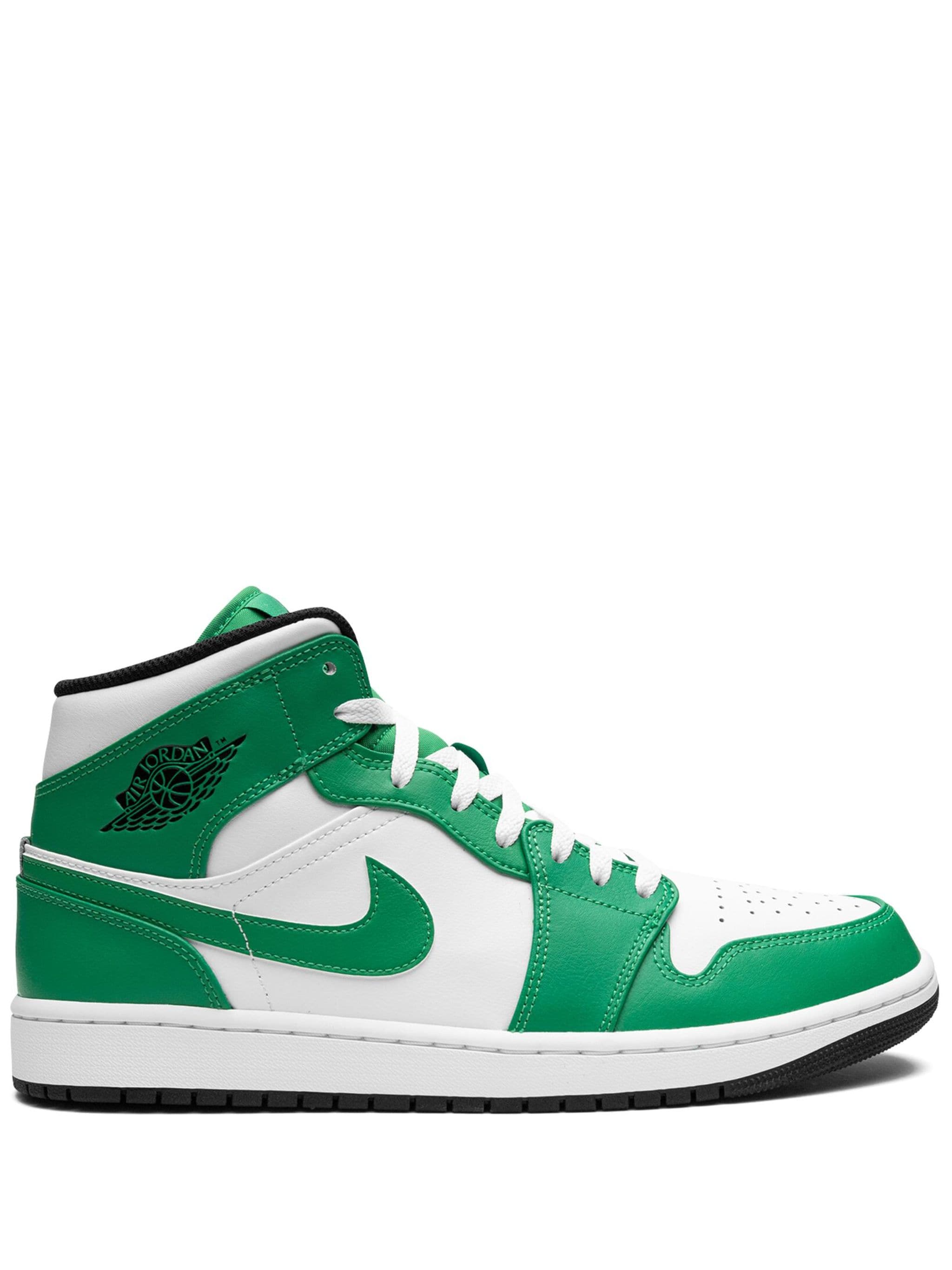 Air Jordan 1 Mid Lucky Green