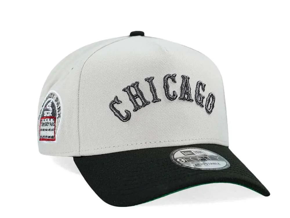 CHICAGO WHITE SOX COMISKEY PARK STONE TWO TONE EDITION 9FORTY A FRAME SNAPBACK