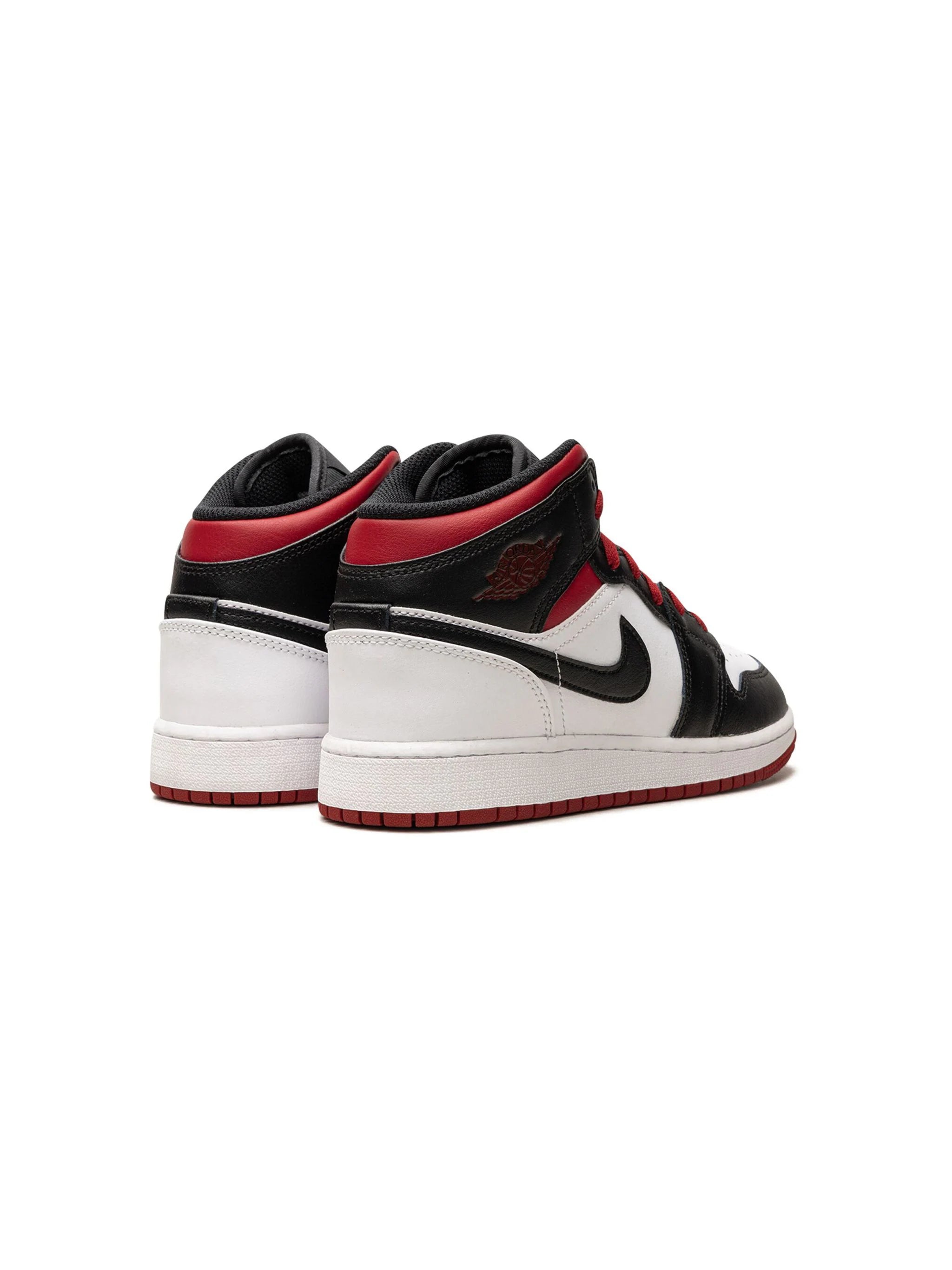 Air Jordan 1 Mid White / Gym Red (GS)