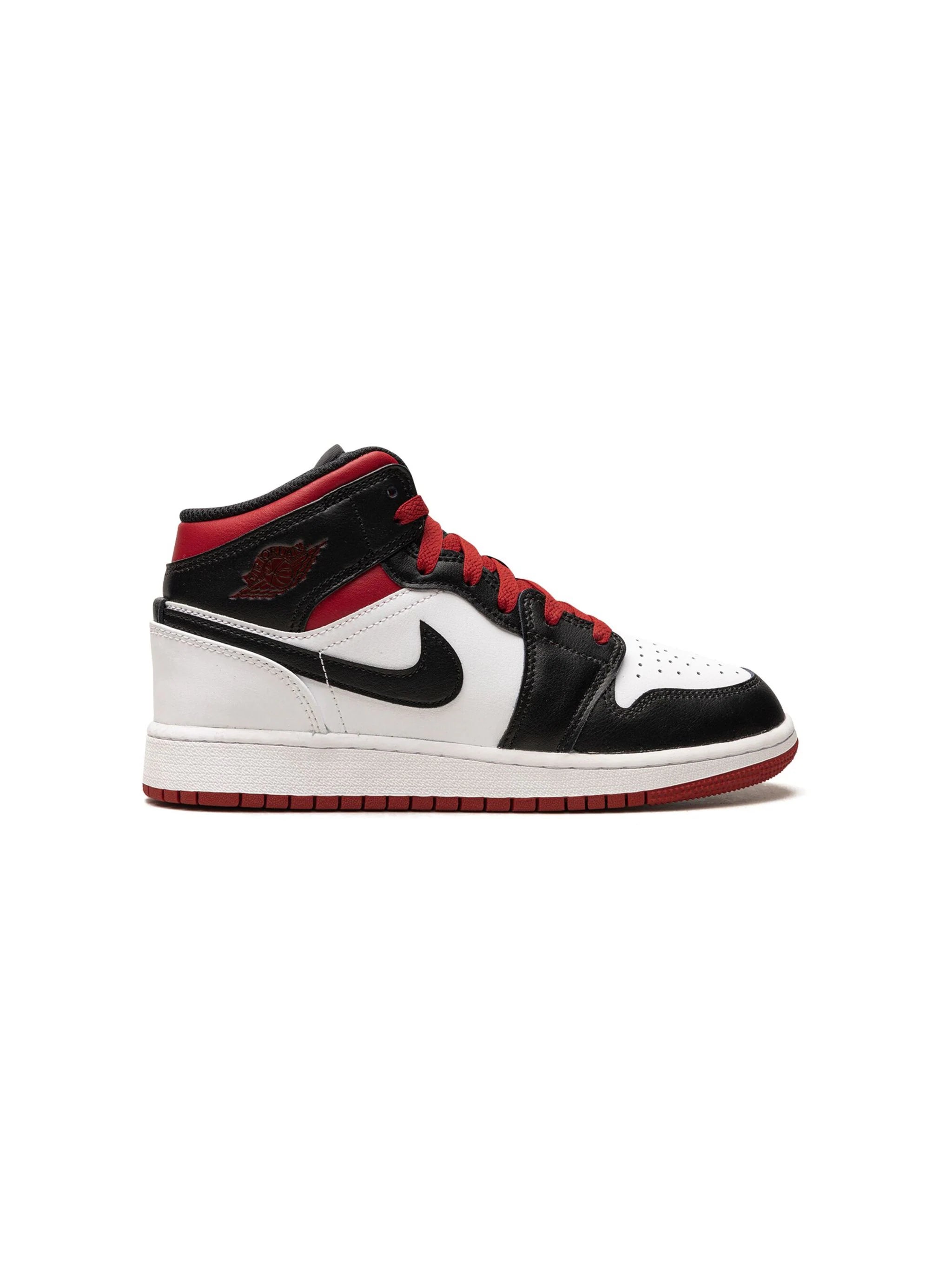Air Jordan 1 Mid White / Gym Red (GS)