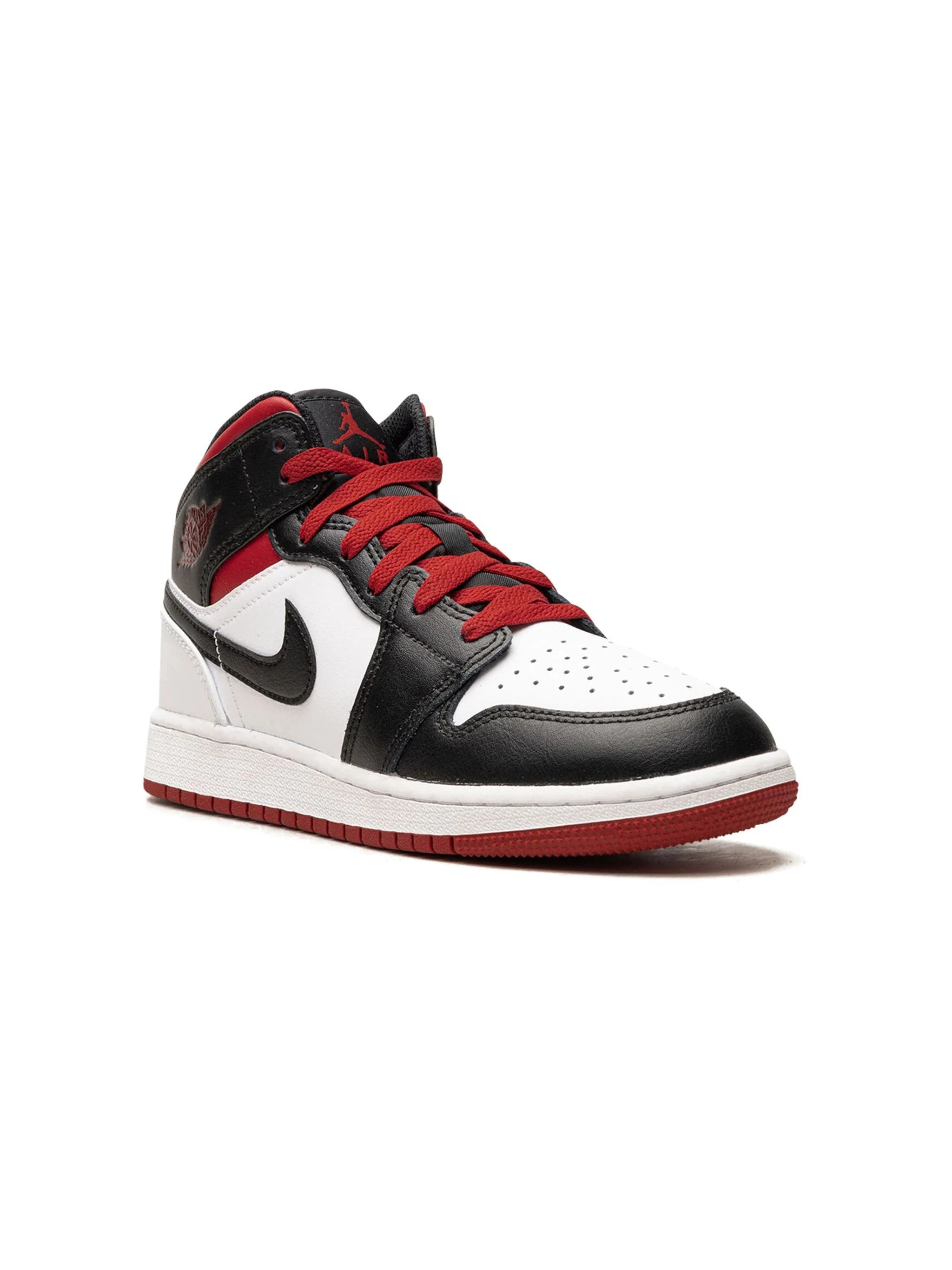Air Jordan 1 Mid White / Gym Red (GS)