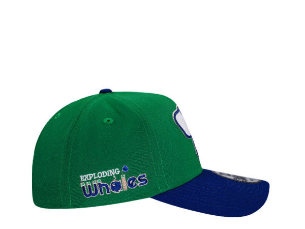 NEW ERA EUGENE EMERALDS EXPLODING WHALES TWO TONE EDITION 9FORTY A FRAME SNAPBACK HAT