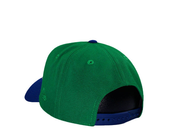NEW ERA EUGENE EMERALDS EXPLODING WHALES TWO TONE EDITION 9FORTY A FRAME SNAPBACK HAT