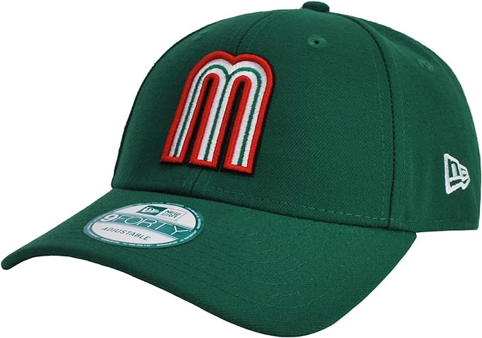 New Era 9Forty Men's Adjustable Hat World Baseball Classic Mexico Green Cap