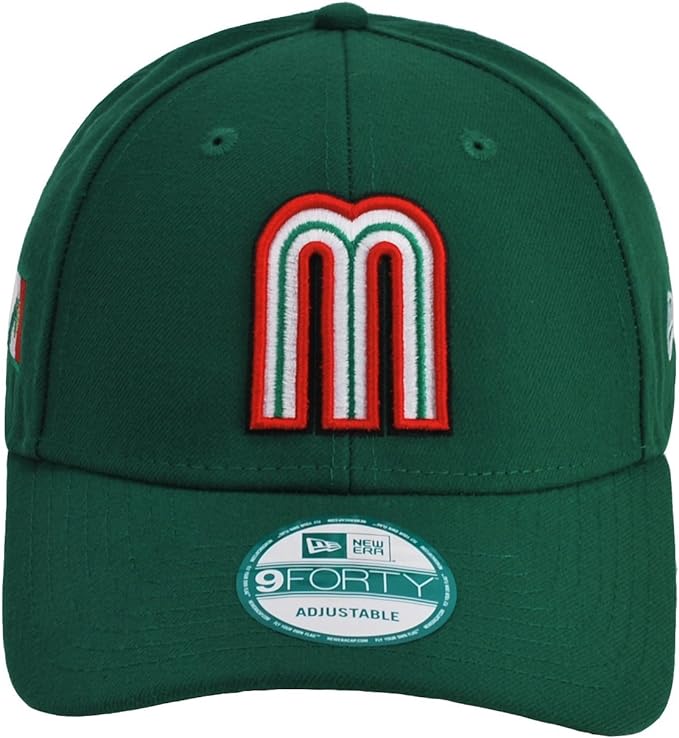 New Era 9Forty Men's Adjustable Hat World Baseball Classic Mexico Green Cap