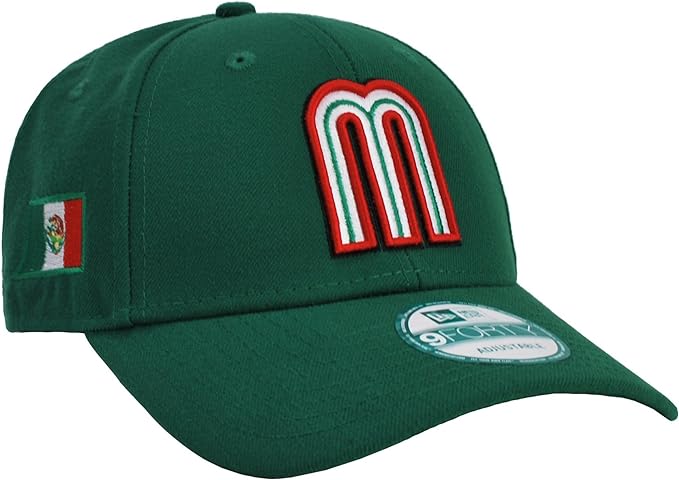 New Era 9Forty Men's Adjustable Hat World Baseball Classic Mexico Green Cap