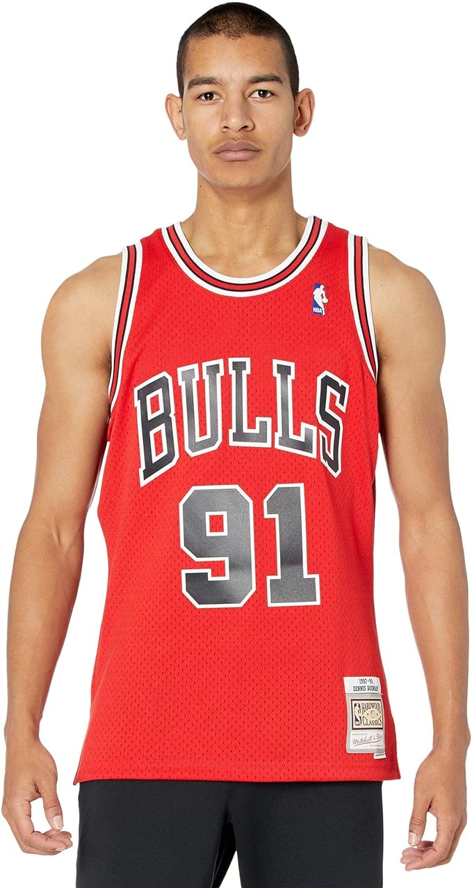 Mitchell & Ness NBA Swingman Road Jersey Bulls 97 Dennis Rodman