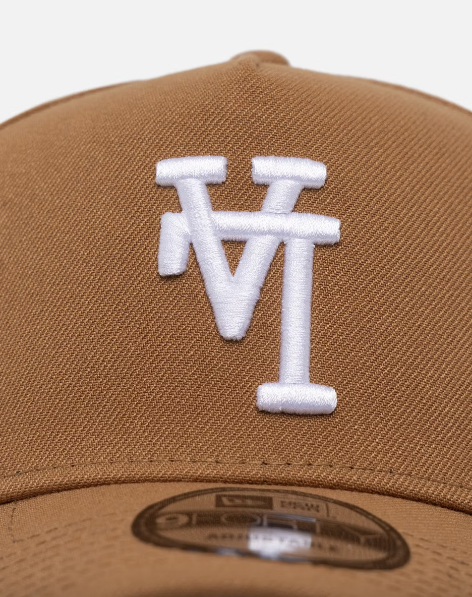 Los Angeles Dodgers 'Upside Down LA Logo' 9FORTY A-Frame Snapback
