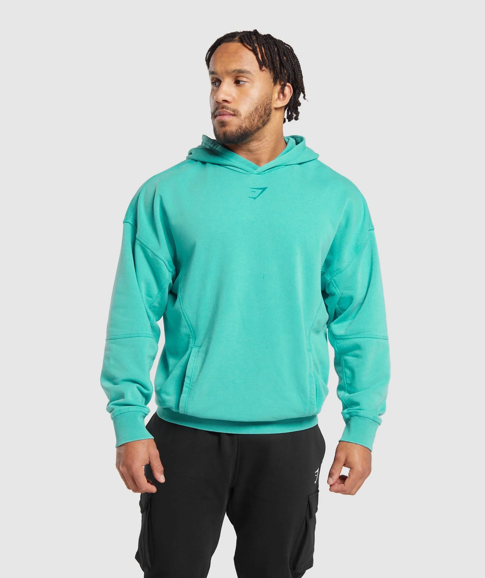 HERITAGE WASHED HOODIE PISTACHO Daily Shop