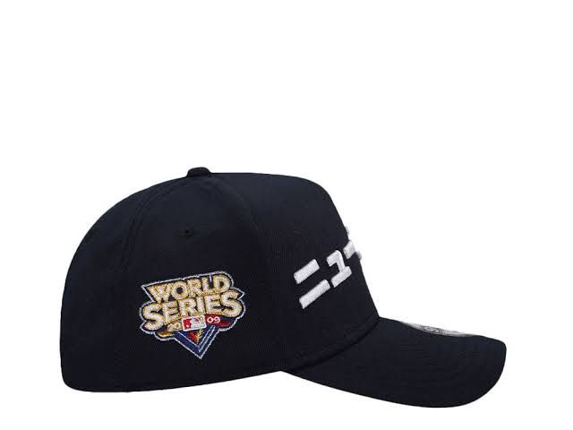 NEW ERA NEW YORK YANKEES WORLD SERIES 2009 NAVY 9FORTY A FRAME SNAPBACK