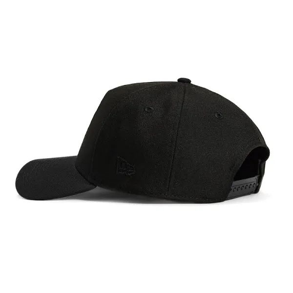New Era 9FORTY A-Frame Naranjeros de Hermosillo Logo Patch Snapback Hat - Black
