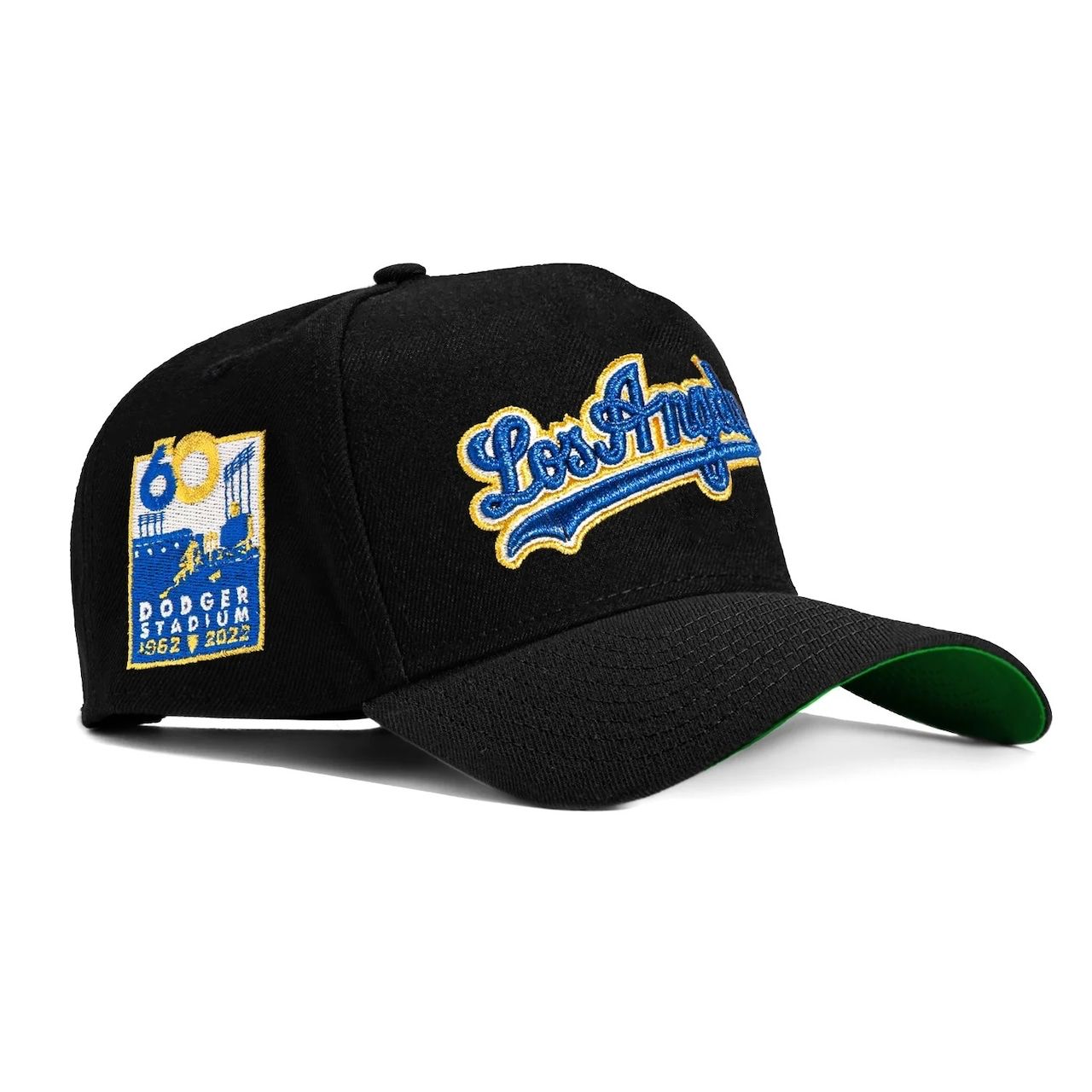 LOS ANGELES DODGERS 60TH ANNIVERSARY STADIUM PATCH WORD SNAPBACK NEW ERA MLB 9FORTY A-FRAME