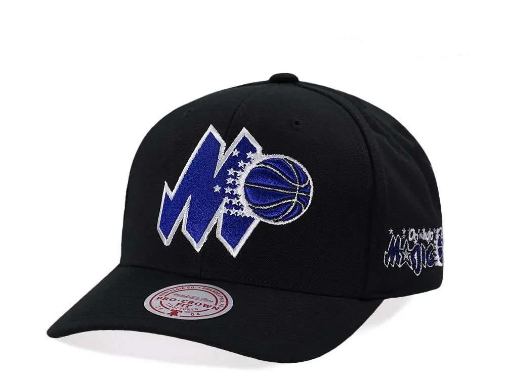 Orlando Magic Icon Grail Pro Black Adjustable - Mitchell & Ness