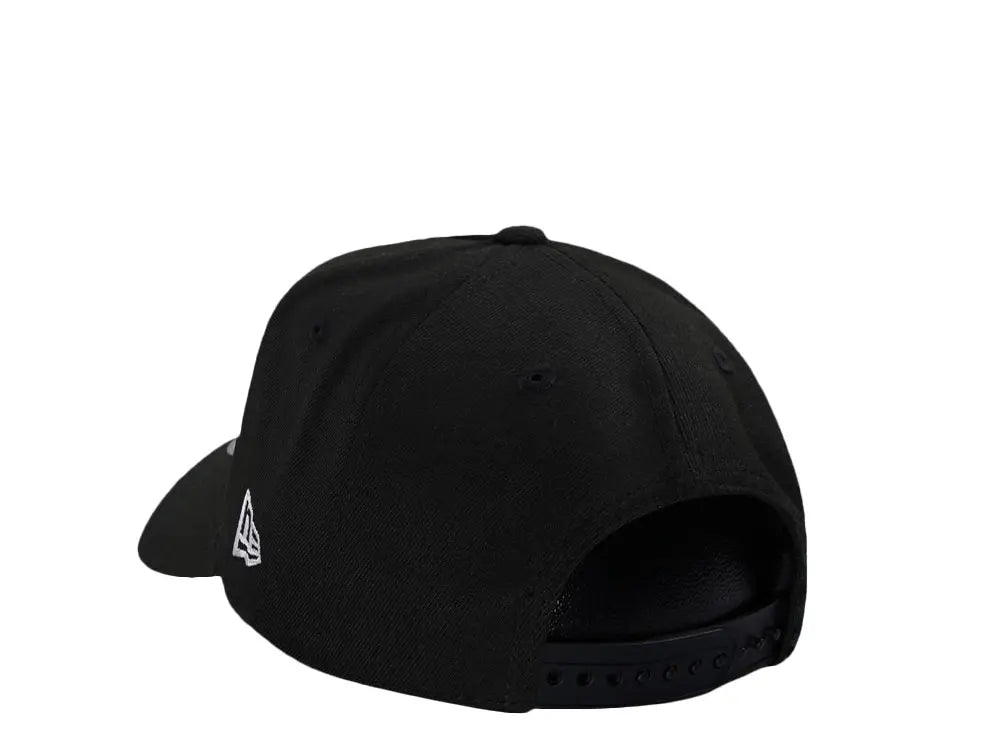 NEW ERA TEXAS RANGERS BLACK CLASSIC EDITION 9FORTY A FRAME SNAPBACK HAT
