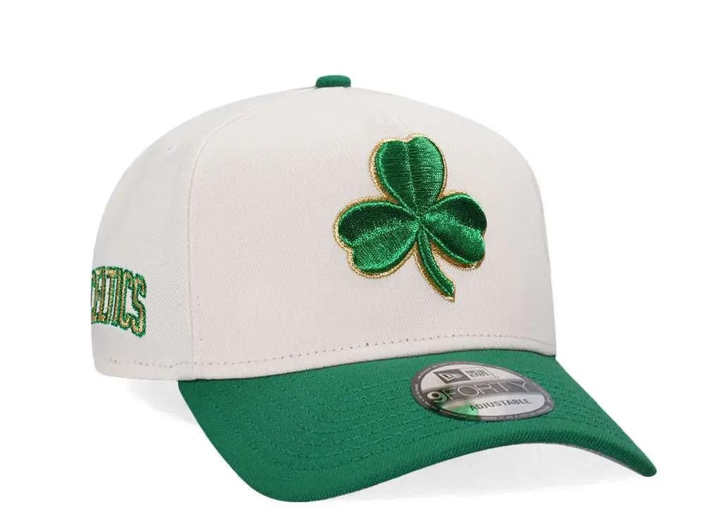 BOSTON CELTICS CHROME GOLD TWO TONE EDITION A FRAME SNAPBACK