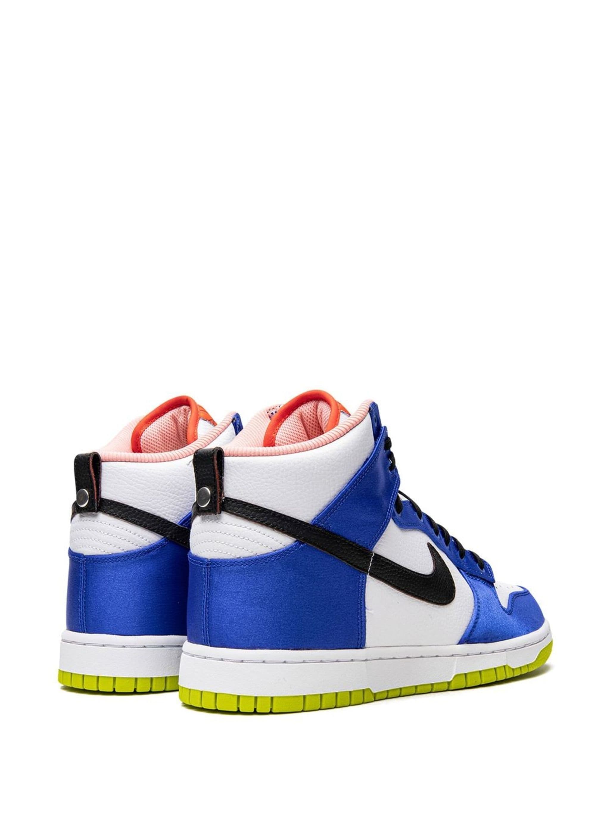 Nike Dunk High Blue Satin