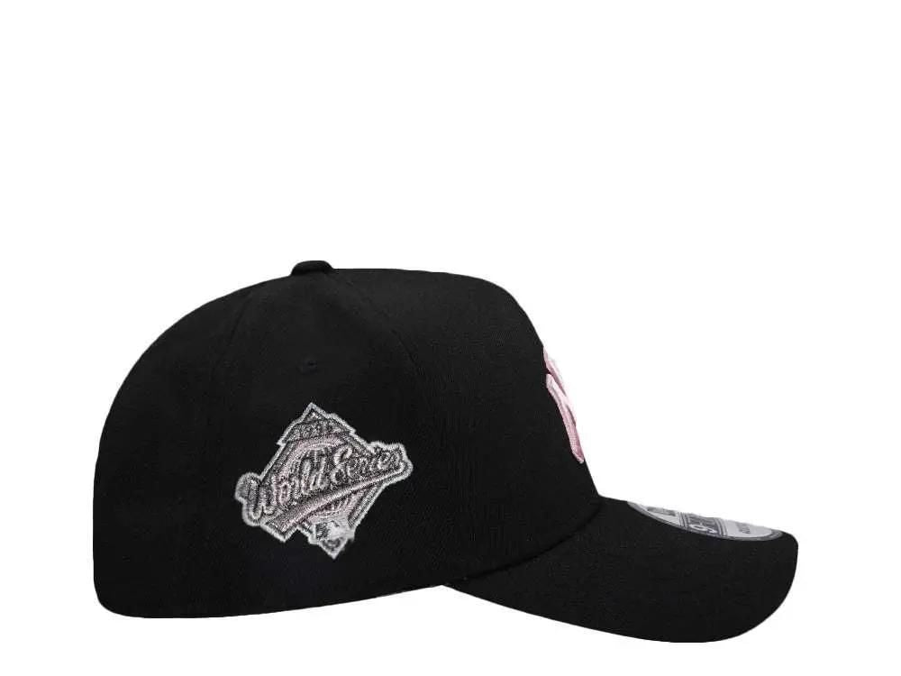 NEW YORK YANKEES WORLD SERIES 1998 BLACK AND PINK A FRAME 9FORTY SNAPBACK